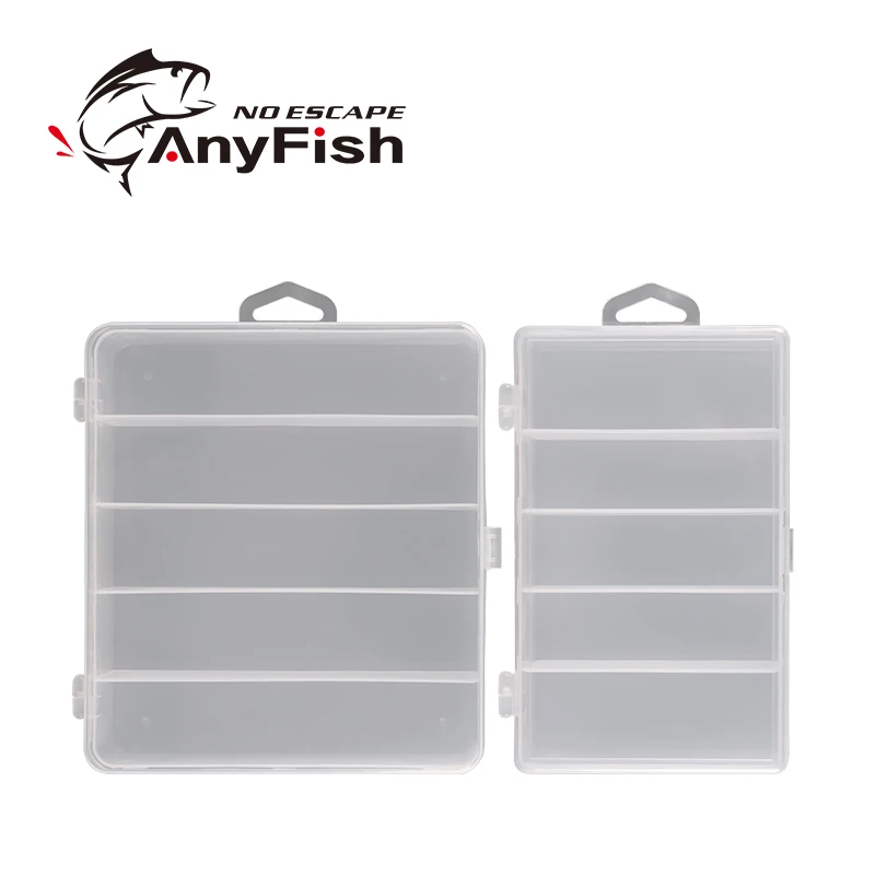 

Ящик для рыболовных снастей ANYFISH TB-023/TB-049 18*11*3 см/18*15,5*3,5 см, коробка для приманки, крючков, чехол для хранения приманки, Рыболовный инструмент, снасти