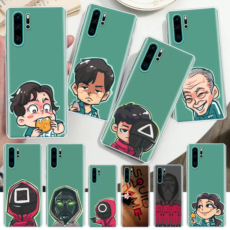 

Squid Game Round Six 456 Phone Casing For Huawei Honor 10 Lite 9 8A 8X 8S Pro 7A 7X 9X Case 20i Y5 Y6 Y7 Y9 2019 V20 Cover Coque