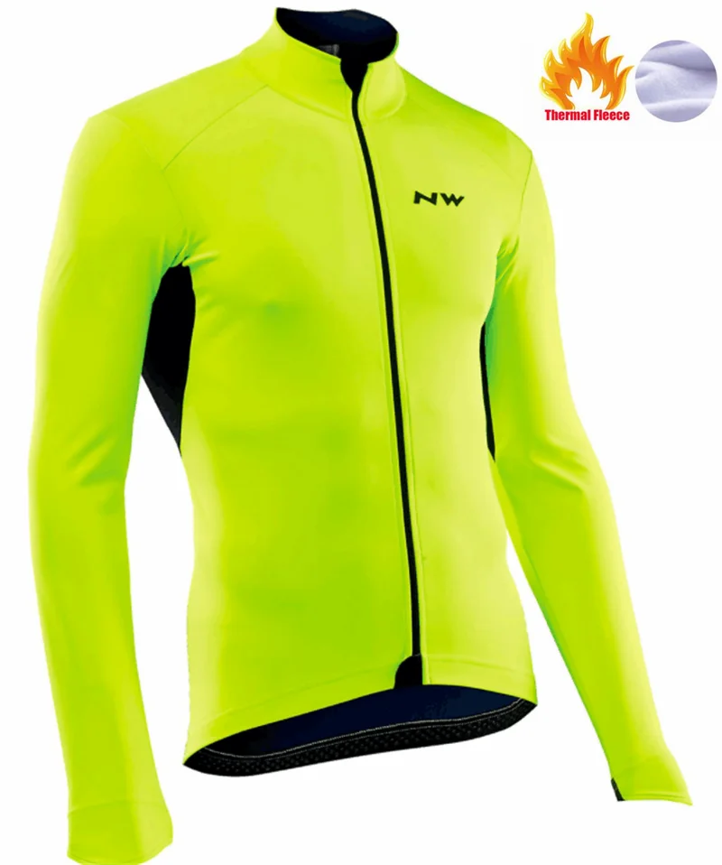 Pic Color Northwave зимний комплект из теплого флиса, одежда для велоспорта, NW, мужской костюм из Джерси, спортивный костюм для езды на велосипеде, MTB, одежда, комбинезон, теплые комплекты - Цвет: Pic Color