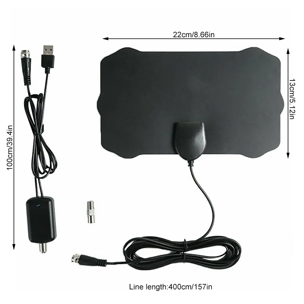

Indoor Antenna Home Hotel HDTV Digital Aerial Multidirectional capability with Signal Booster