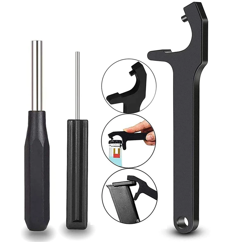 

Tactical Military Glock Tool Kit Front Sight Tool Magazine Disassembly Tool Plate for Glock 19 17 26 27 43 Hunting Accessories