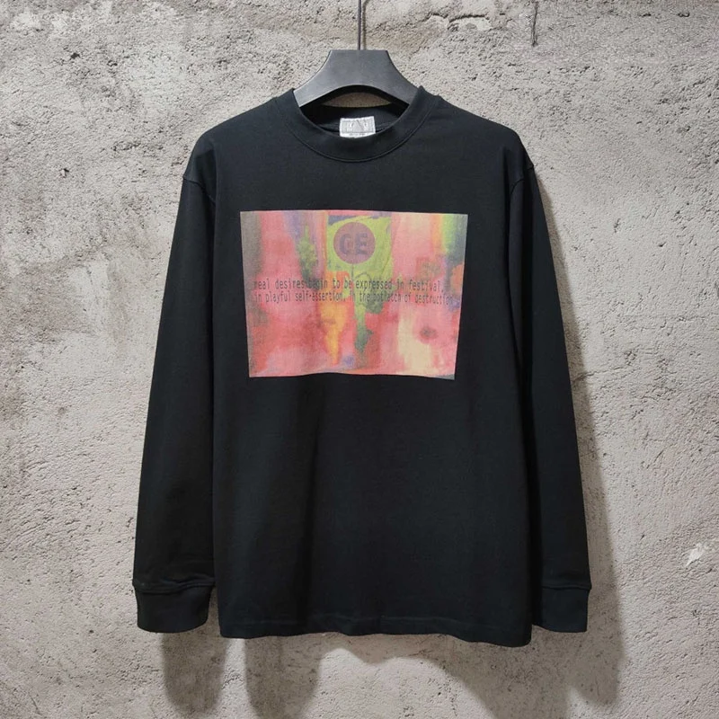 

CAVEMPT C.E Sweatshirt Men Women 1:1 High Quality Tide Brand Steam Wave Pattern Printing C.E Couple Loose Pullover