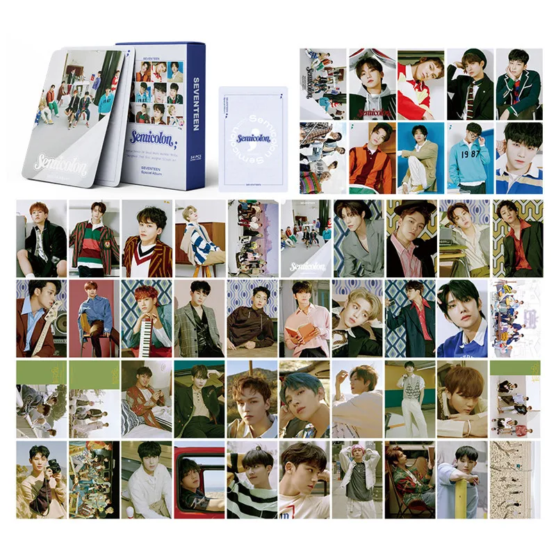 

Seventeen Special Album Semicolon 54 pcs LOMO Cards Postcard Gifts
