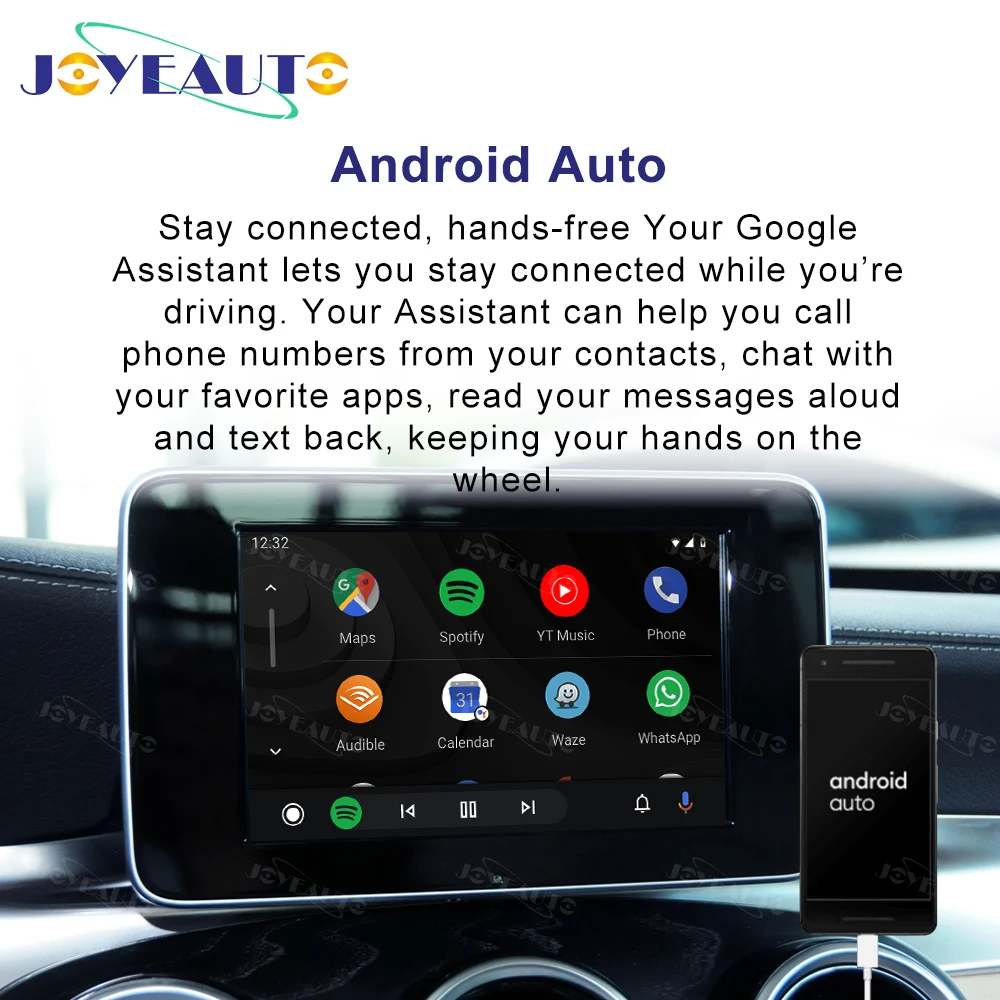JoyeAuto беспроводной Apple Carplay для Mercedes Benz A B C S GLK GLA ML SLK GLC Class 2015 2017 Android автомобильный