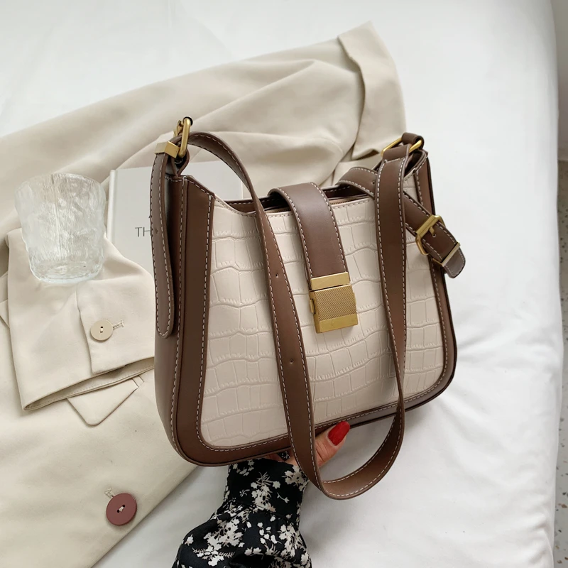 

Luxury Brand Designer Shoulder Bags for Women 2021 High Quality Large Capacity Underarm Bag Female Crossbody Bag Sac De Messager