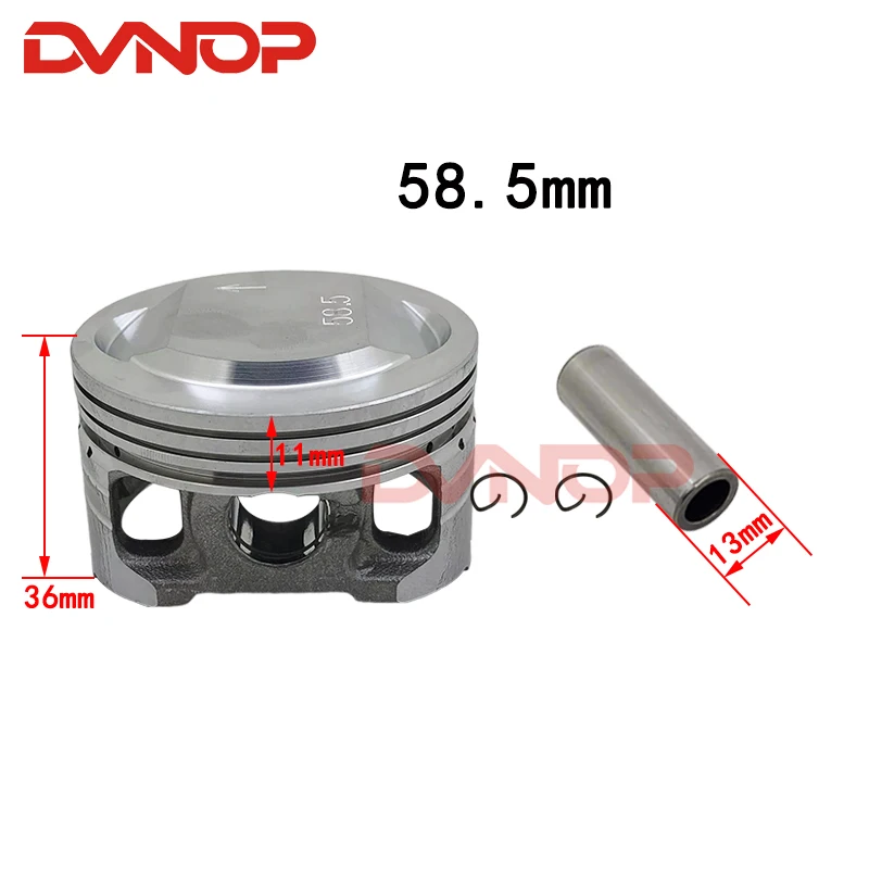 Комплект мотоциклетных аксессуаров цилиндр 58 5 мм с большим отверстием ZY125T-13-14 AS125