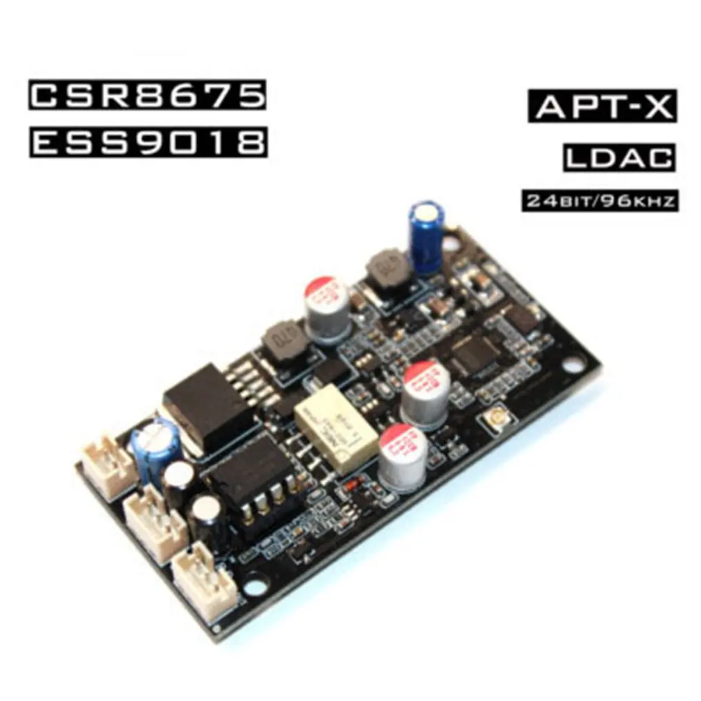 Беспроводная плата приемника Bluetooth 5 0 W ES9018 декодер DAC I2S Антенна AUX diy усилитель