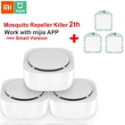 Репеллент от комаров Xiaomi Mijia 2, устройство для уничтожения комаров, умная версия, с лампой, таймером, работает с приложением Mi Home