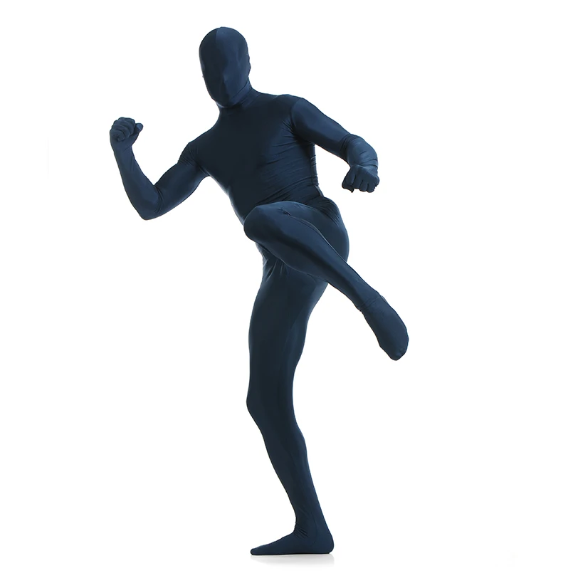 Индивидуальные костюмы Zentai для всего тела Хэллоуина с открытыми глазами и