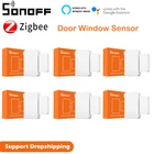 Датчик сигнализации на дверь и окно для EWelink Smart Security ZBBridge, требуется работа с Alexa Google Home, 1-50 шт.