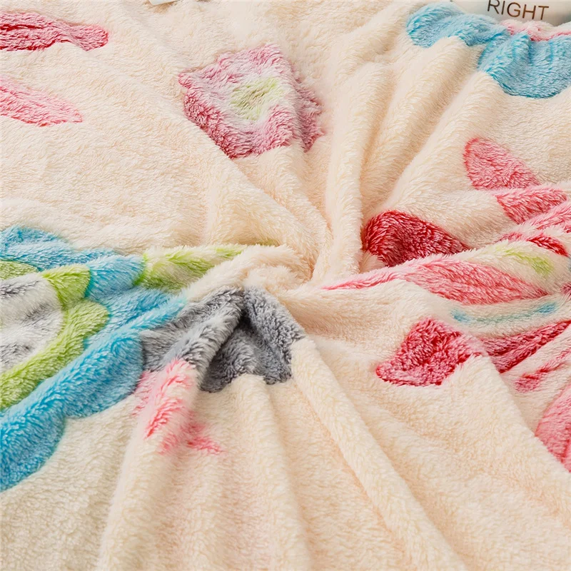 Тонкое фланелевое одеяло зимний взрослый мягкий толстый плед с искусственной