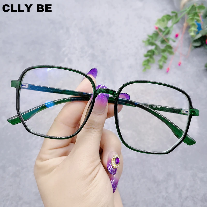 Ретро антибликовыми свойствами светильник очки металлическая оправа квадратный