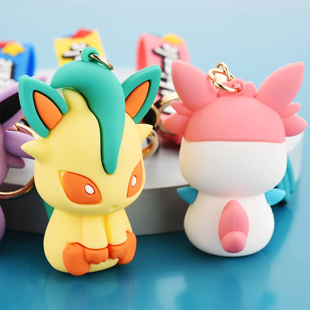 TOMY Покемон Иви брелок с забавным рисунком Пикачу фигурка из ПВХ мини Аниме Модель