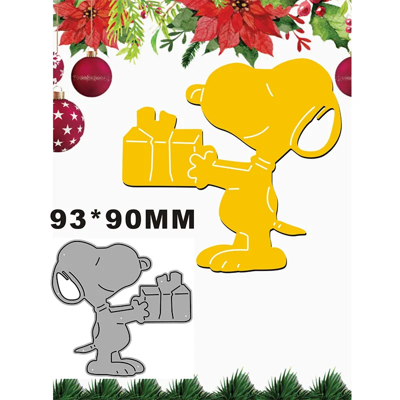 Металлические пресс-формы для скрапбукинга с изображением животных и цветов