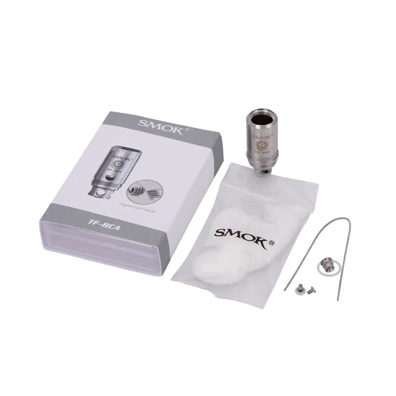 

[Распродажа] оригинальная катушка SMOK TF-RCA катушка перестраиваемая Clapton TF RCA, сопротивление головки катушки для мини-бака TFV4, катушка для электронной сигареты
