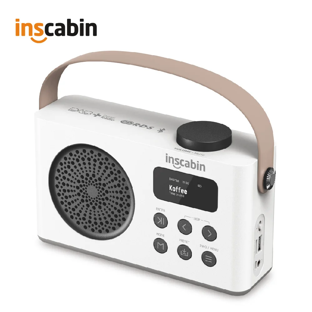 Портативный цифровой радиоприемник Inscabin P2/P9 DAB/DAB + FM/беспроводной динамик с