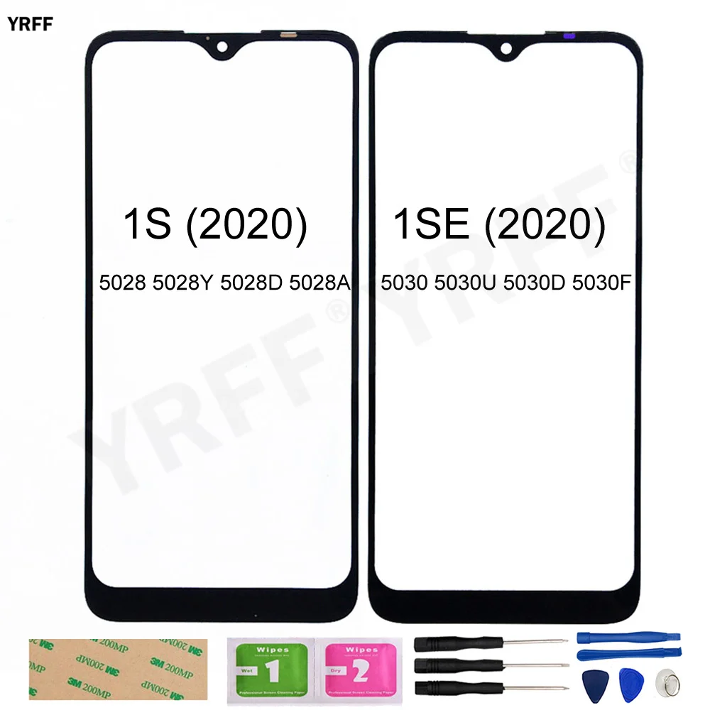 Для Alcatel 1S (2020) фотопанель 5028 для 1SE 5030 передняя внешняя стеклянная панель (без