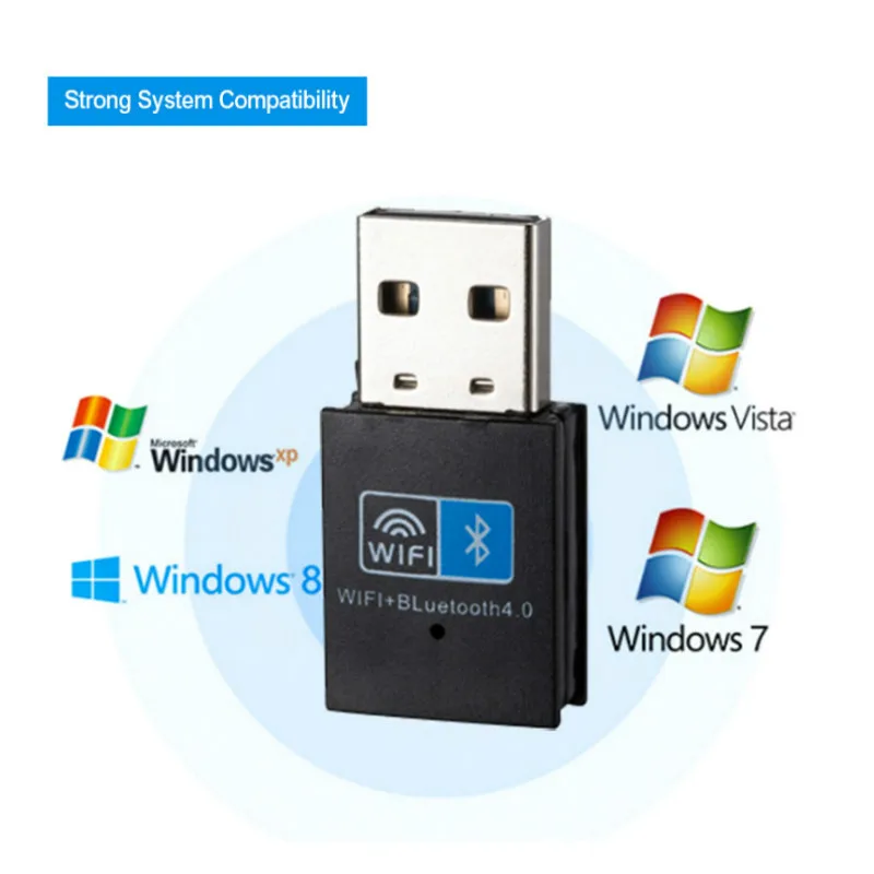 USB Wi-Fi Bluetooth 4 0 адаптер ZEXMTE беспроводной сетевой 150 м + V4.0 для настольных ПК и