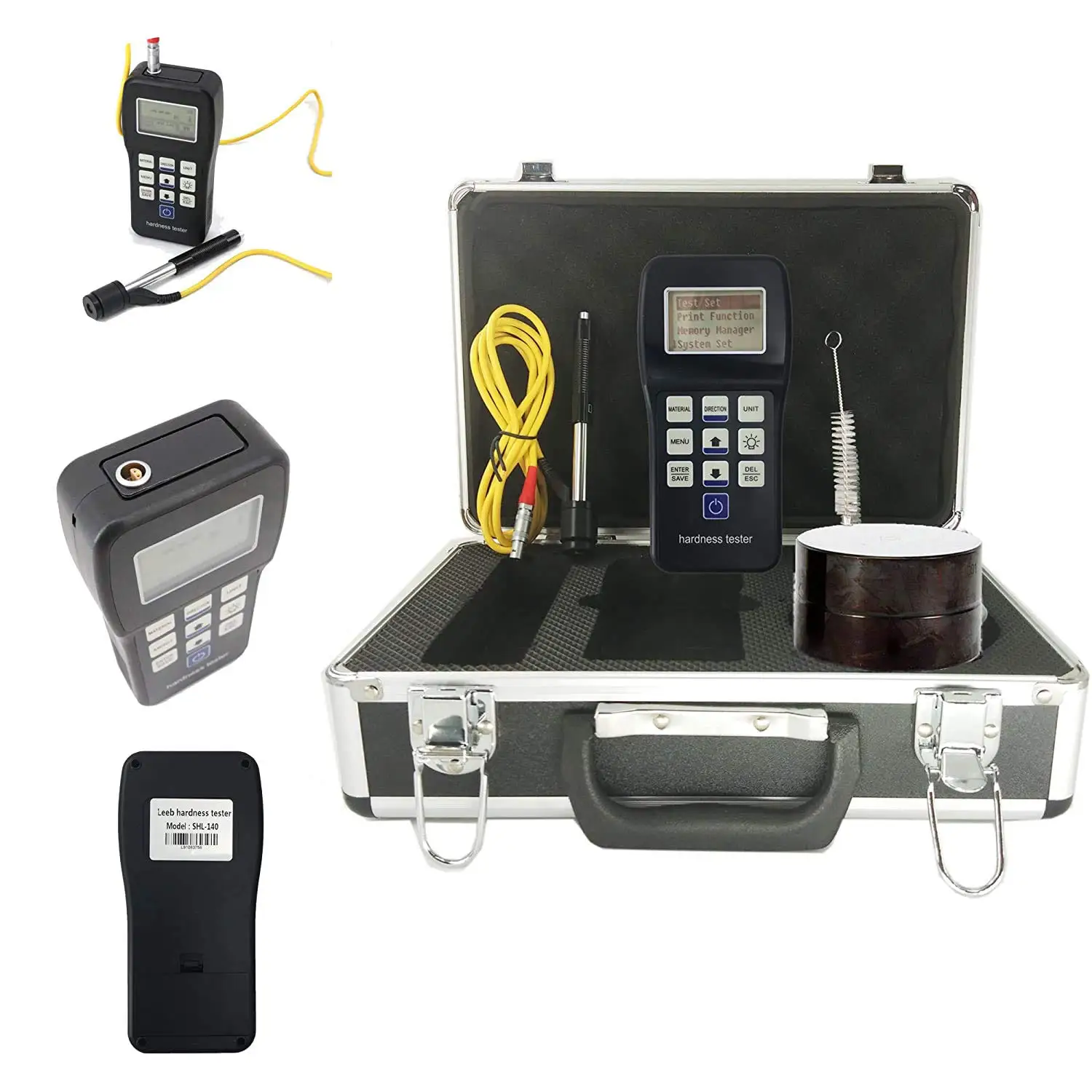 Цифровой Твердомер отскок твердости Leeb тестер для металла Сталь метр по шкале
