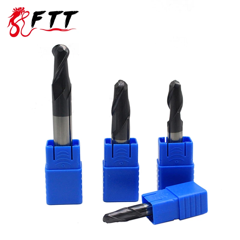 HRC50 Ball Nose Alloy Coating Tungsten Steel Tool Cnc Maching Endmills Milling Cutter Machine Endmill | Инструменты