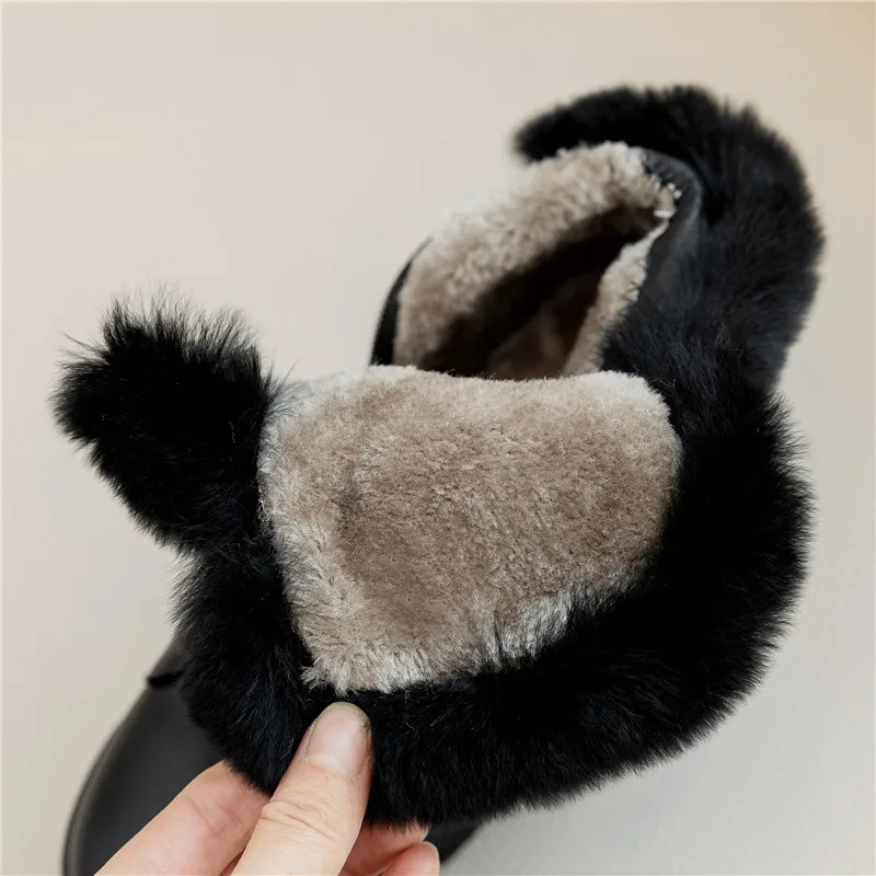 MORAZORA/2020 г. Большие размеры 34-43 теплые зимние ботинки модная зимняя женская обувь
