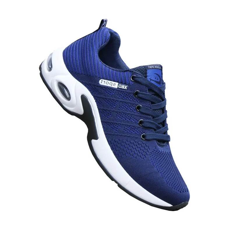 

Sport Bottom Cushioning Trend Sneakers Men Running Shoes for Adults Trainers Lace-up Outdoors Athletic Comfortable Walking Shoes