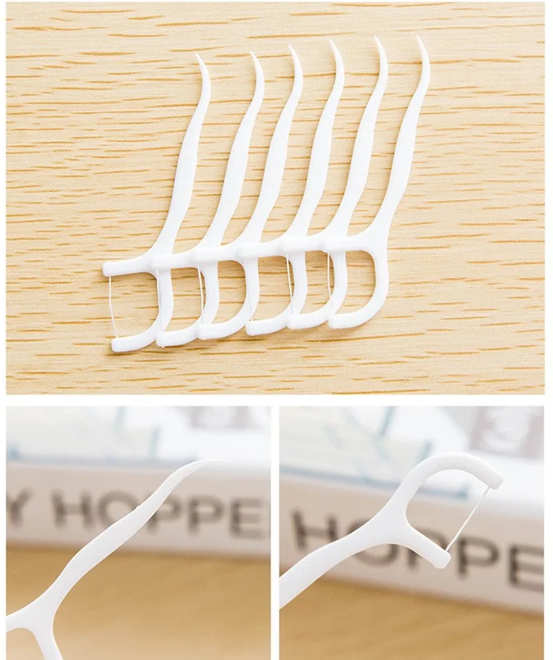 60/40/20 штук зубные Стик для зубной нити после ужина зубочистки зубов Безопасность