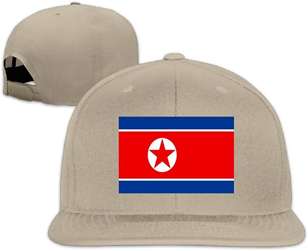 

Flag Of North Korea Baseball Caps Grid Hat Adjustable Trucker Cap Bandanas