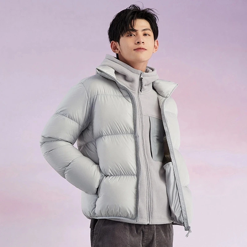 SEMIR зимняя куртка мужская 2021 Новинка теплый пуховик 80% Пуховики на гусином пуху