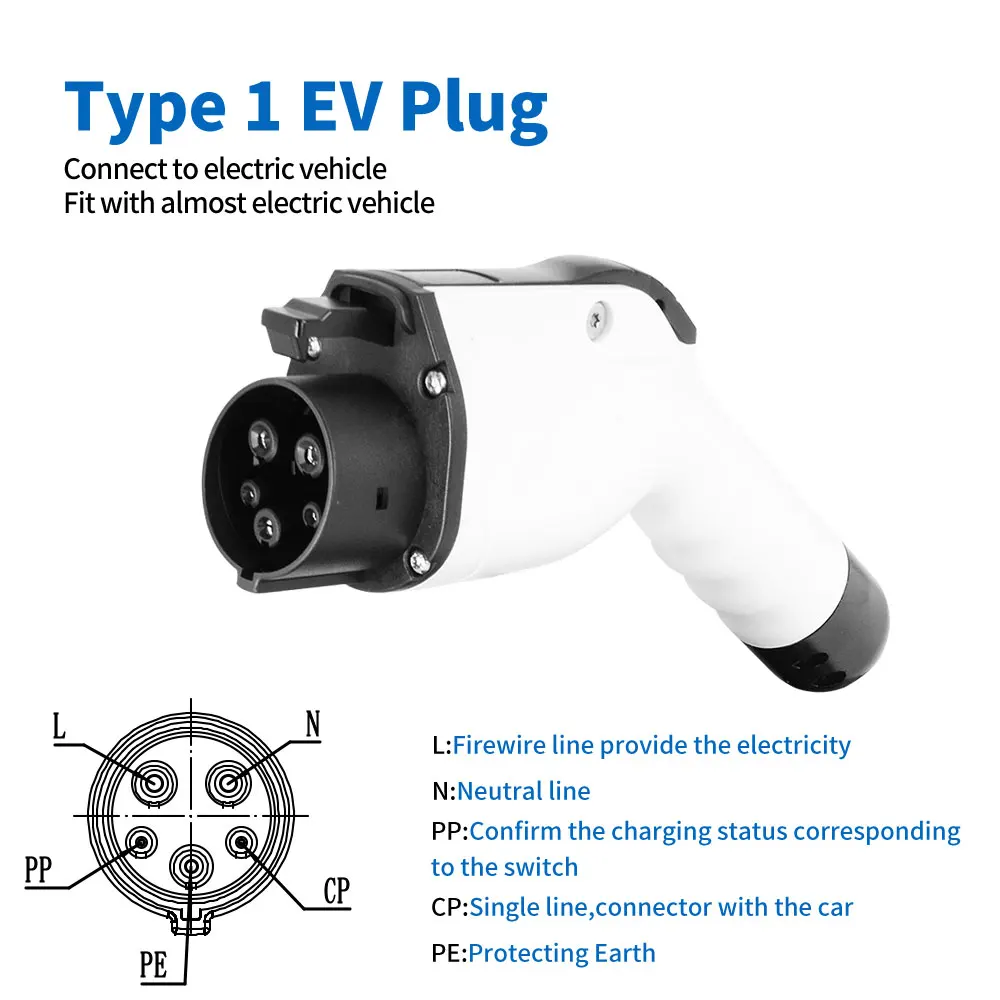 

ISIGMA j1772 ev charging plug with ev extension cable lead sae j1772 charge cable