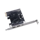 XT-XINTE PCI-e 1X IEEE 1394A 3 Порты и разъёмы (3 + 1) шина сверхбыстрой передачи данных адаптер карт с 6 Pin 4 Pin IEEE 1394 кабель для настольных ПК