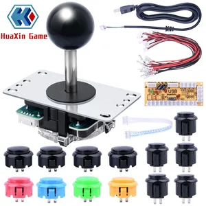 Набор деталей для аркадной игры сделай сам, с классическим конкурсом, 5-пиновая палочка для аркадных джойстиков, деталей для игр, маме Джамма, ПК и Raspberry Pi