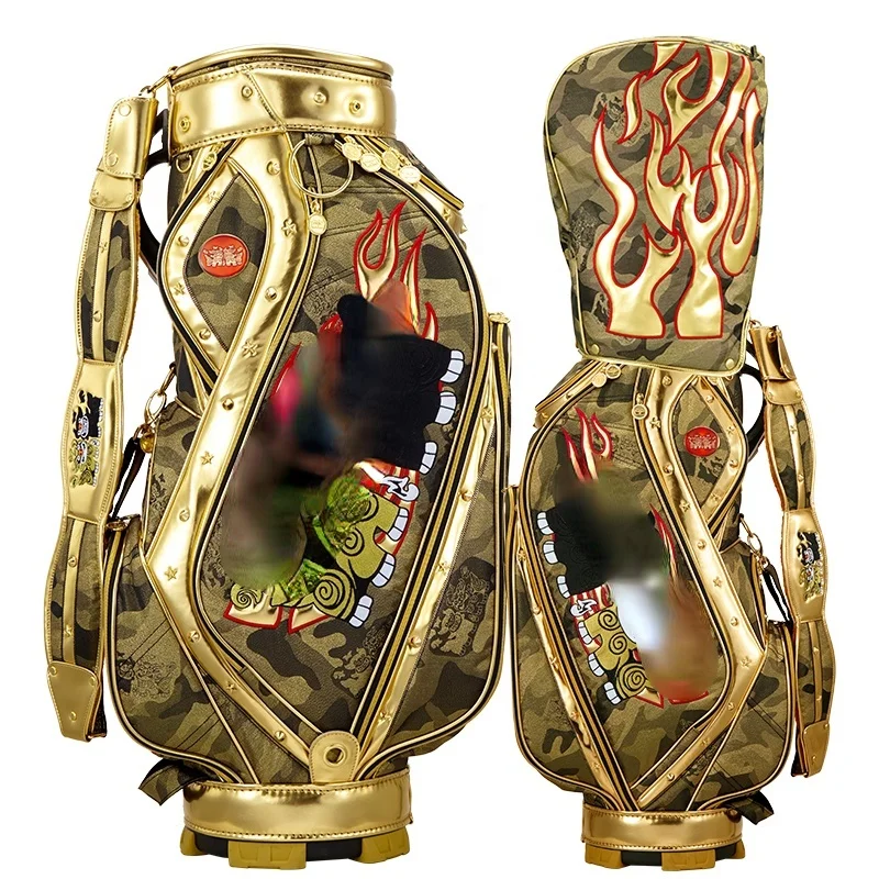 

Роскошная сумка для гольфа с золотым принтом оптом