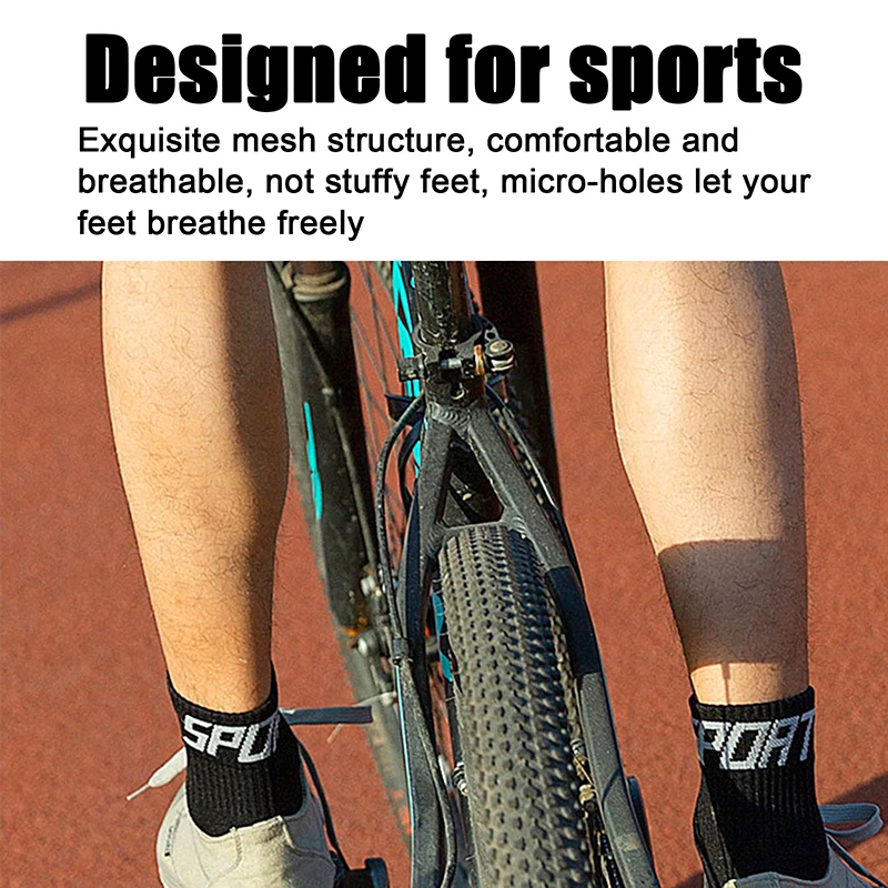 

Men Women Fitness Basketball Running Bike Hiking Sport Socks Compression