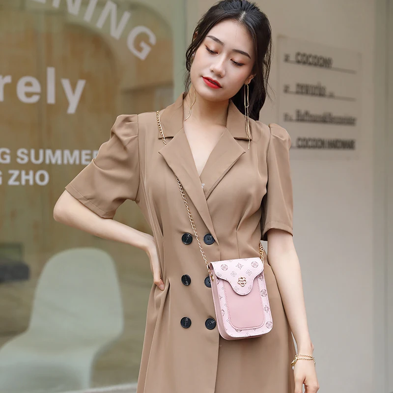 

Women's Mini Bags For Phone With Thin Chain Small Cardholder For Girls Lovely Cross-Body Travel Bags Cute Satchel Female