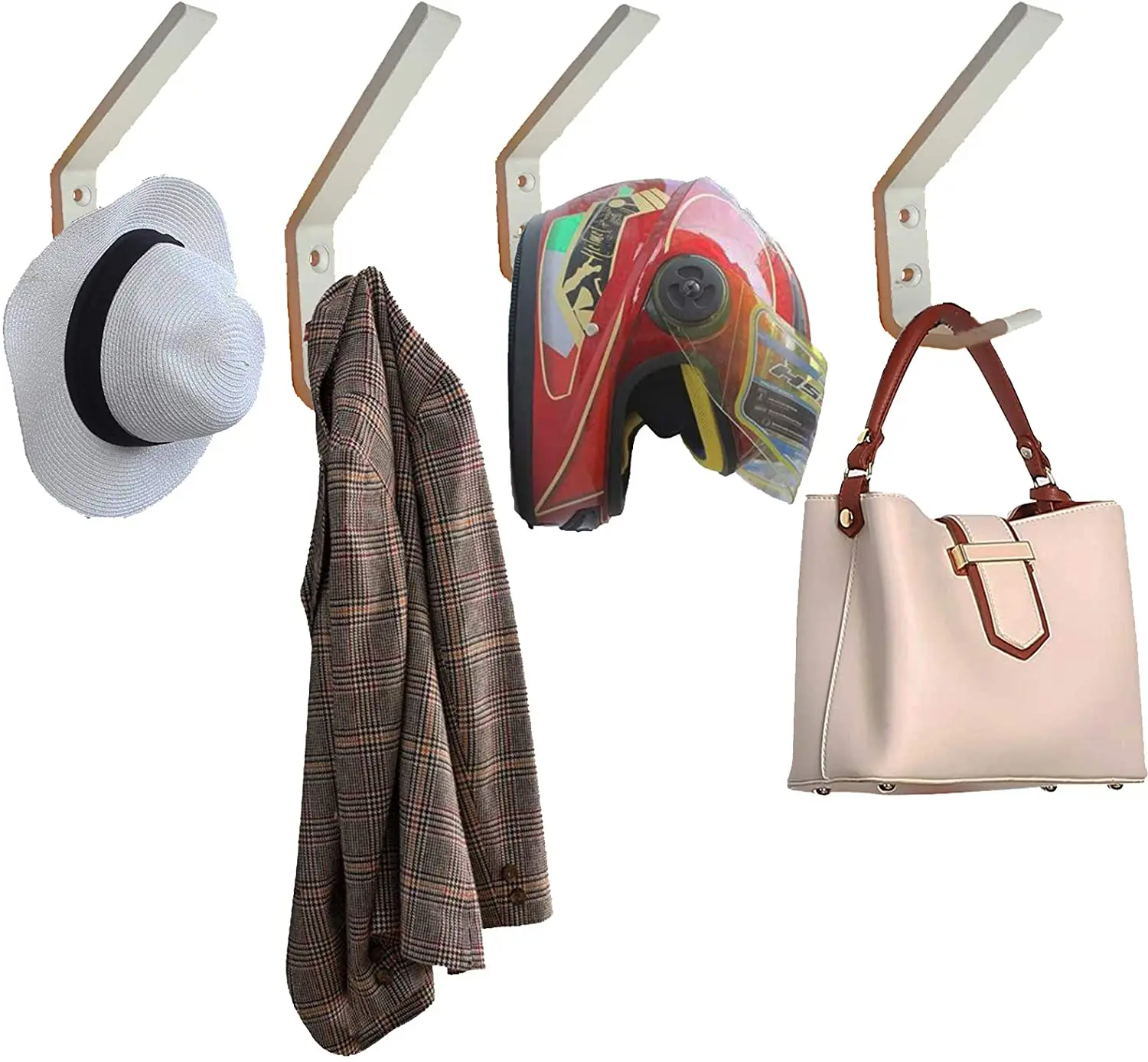 AUXPhome 6Set Motorcycle Helmet Holder Hook Wall Mounted Equestrian Storage Rack Hanger Motorbike Cloth Display Ra | Инструменты