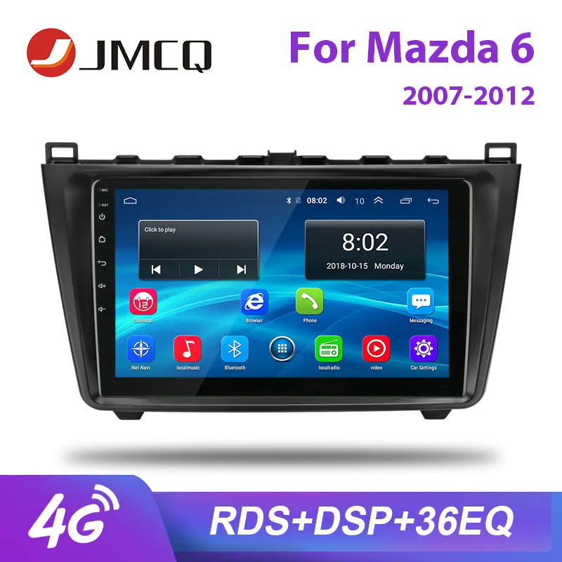 JMCQ 9 &quot4G Wifi для Mazda 6 2007-2012 автомобильный радиоприемник RDS HIFI Android плеер GPS навигация
