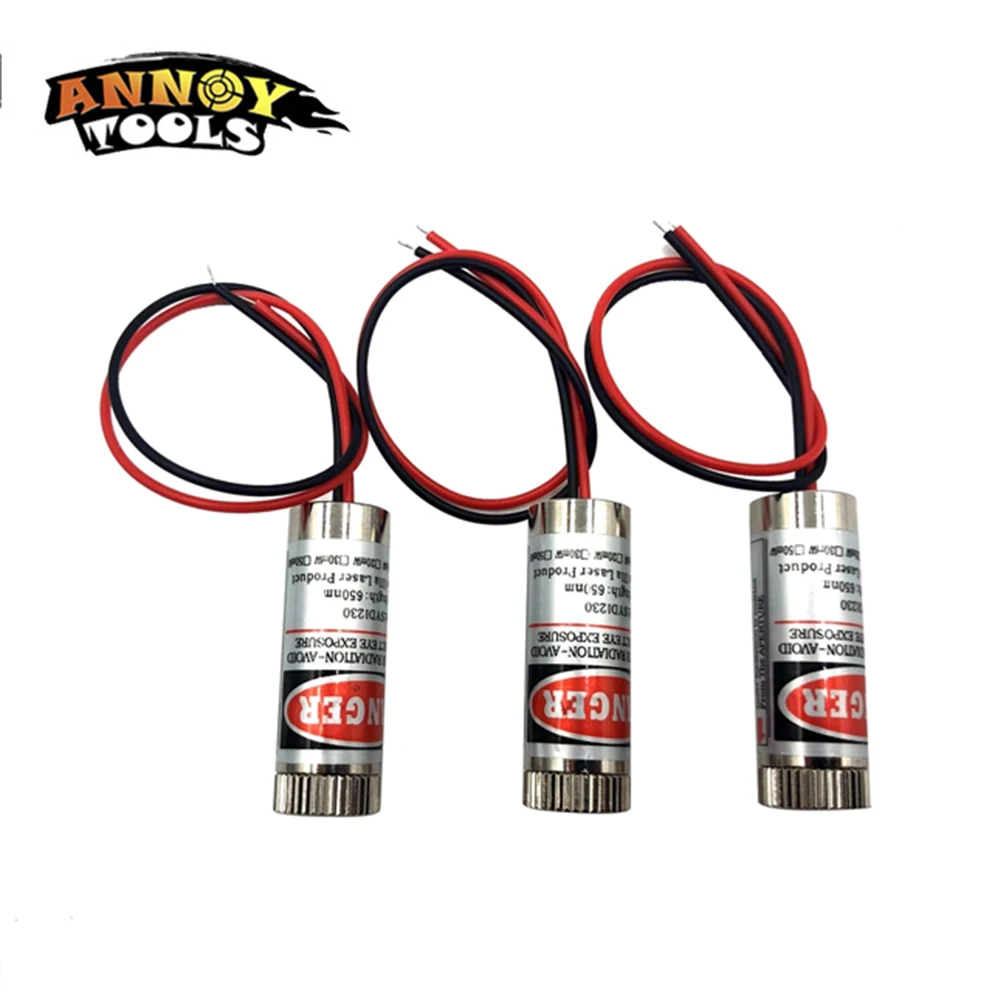 Лазерный модуль &quotсделай сам&quot 650 нм 5 мВт с красной точкой/линией/крестом