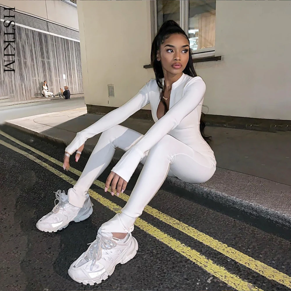 Повседневные Спортивные Комбинезоны для фитнеса женские облегающие блестящие