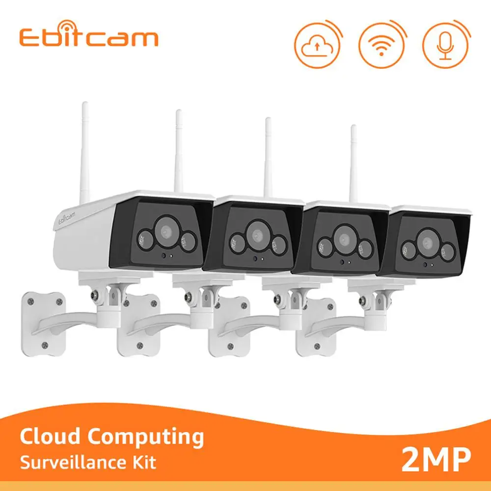 Ebitcam облачная камера безопасности Wifi наружная IP 1080P Камера Безопасности s