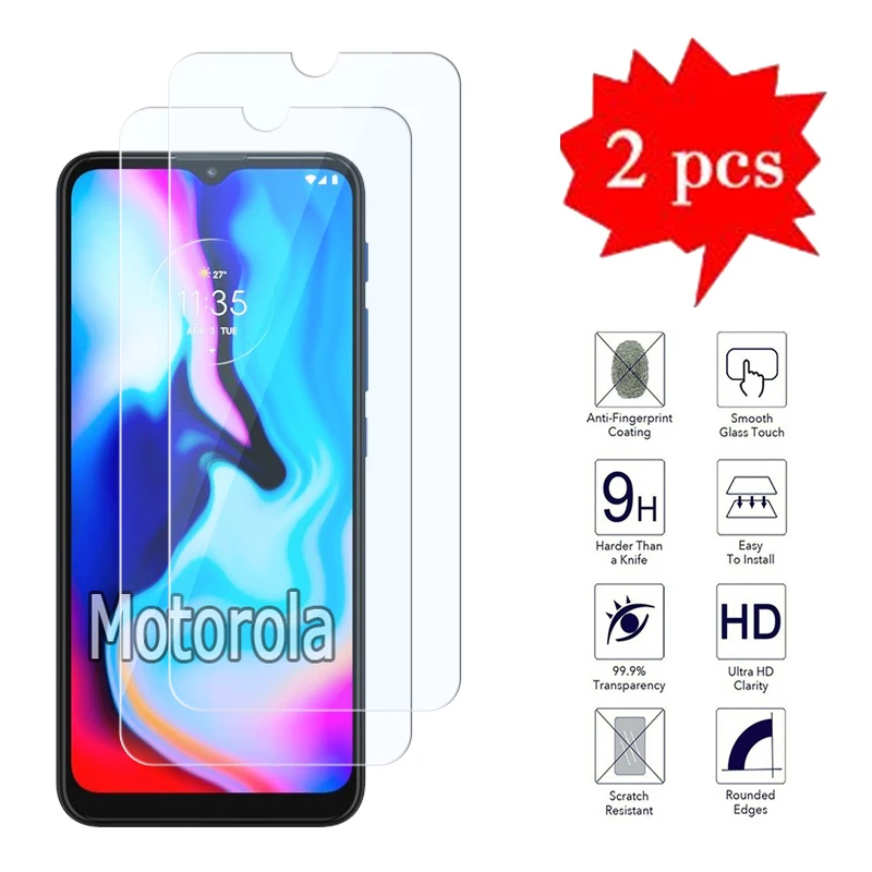 2-1 Pz Cover Per Motorola Moto E E6 Riproduci E6S E6I E7 Plus Power Pellicola Protettiva In Vetro Per Motorola E7 E6 Plus Play E 2020 Hd Glass