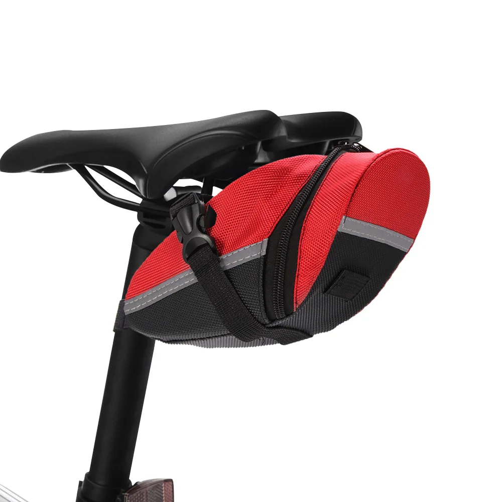 

Bike Bag Saddle Bag Reflective Bicycle Bag Shockproof Cycling Rear Seatpost Bag MTB road Bike Accessories Practical durable