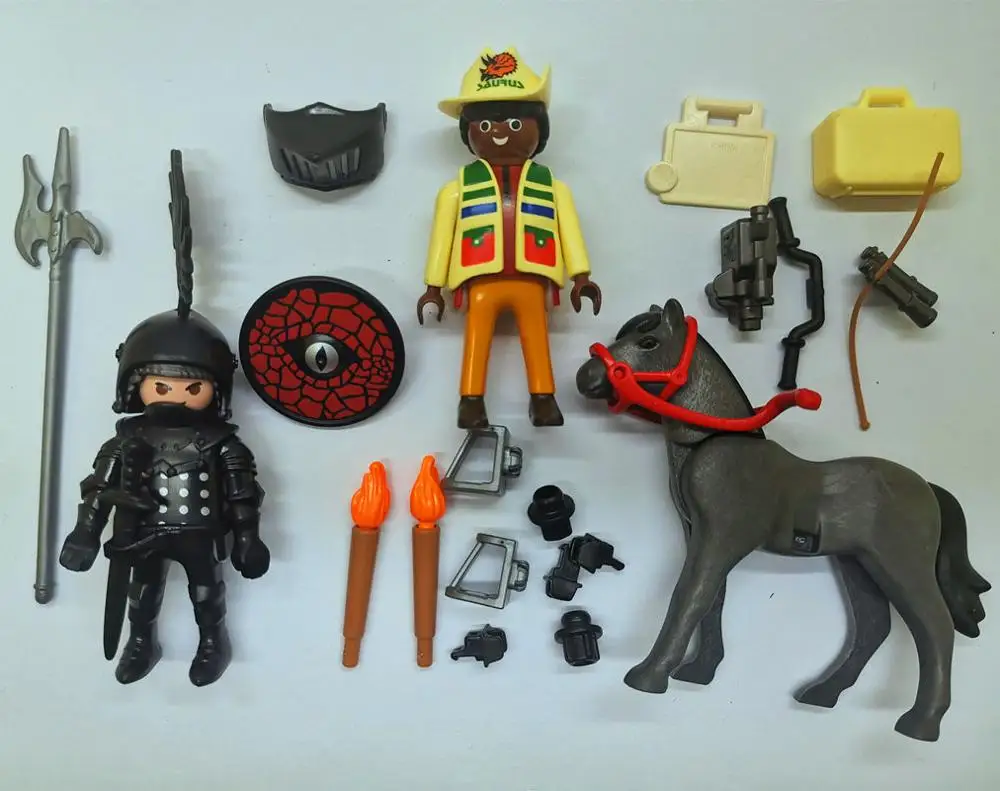 3 шт. рыцарская лошадь Playmobil свободная фигурка P1L|Игровые фигурки и трансформеры| |