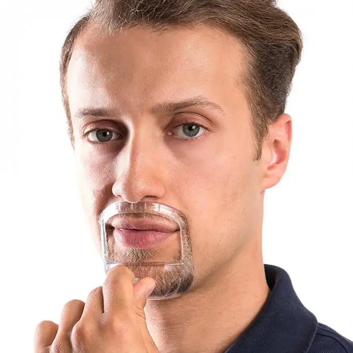 5 Мужская расческа для коррекции формы бороды стиль шаблон Goatee направляющая форма для бритья инструменты для путешествий должны иметь бороду модель карты