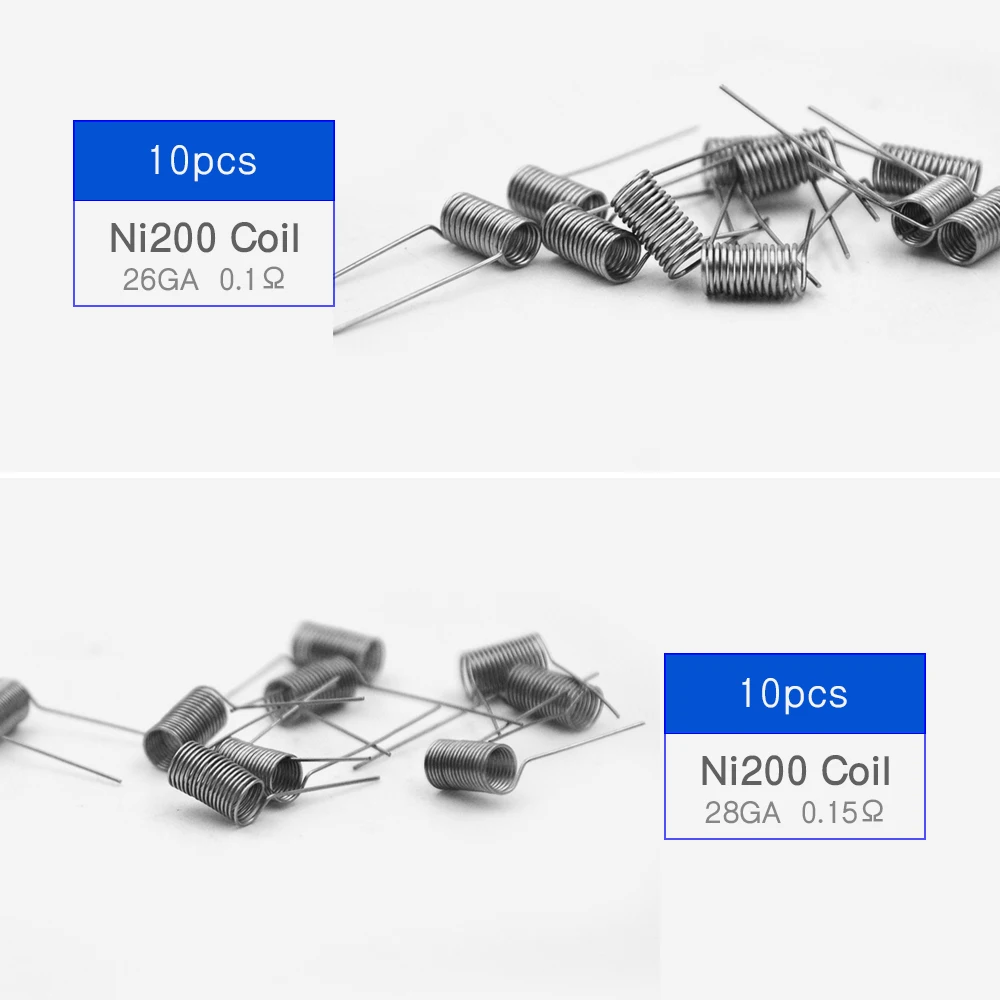 

Vapethink Steam Shark Electronic Cigarette Rda Atomizer Ni200 Wick Wire Coil Premade Coil Resistance Heating Ni200