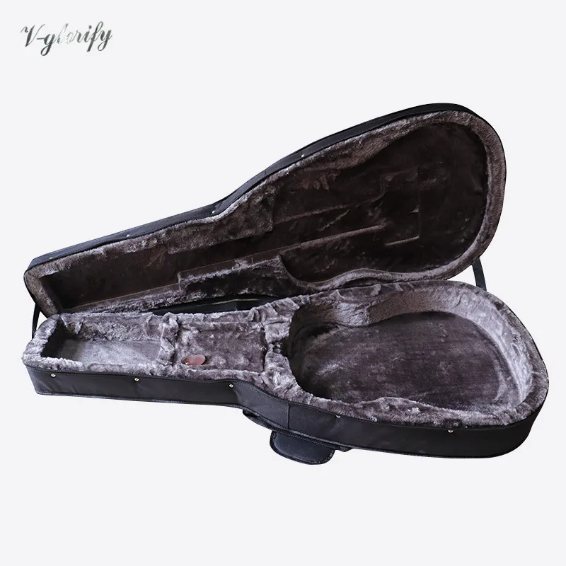 doppel und einzel straps gitarre hard fall gitarre fall für akustische gitarre oder elektrische gitarre 41inch 39 zoll free global shipping