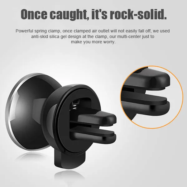 Автомобильный держатель для телефона магнитный мобильного кронштейн вентиляции
