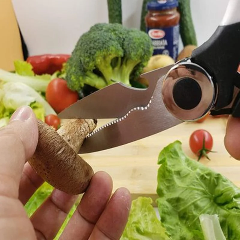 multifunctional kitchen scissors stainless steel cutting knife for fish chicken chef device gadget tools accessories open bottle free global shipping