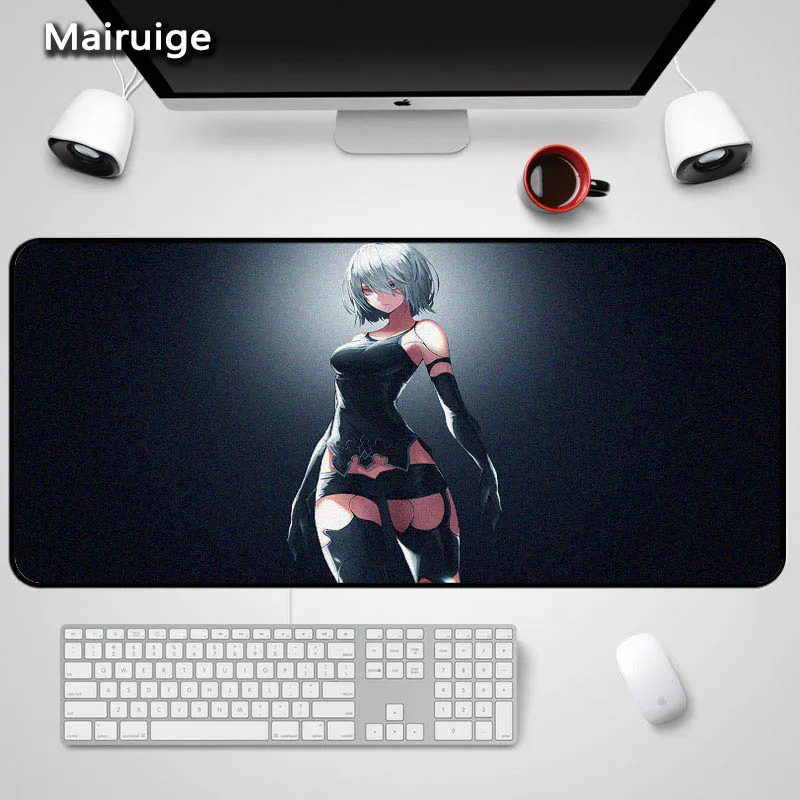 Игровой коврик для мыши Mairuige NieR:Automata 2B Girls большой размер xl игровой ноутбука мини