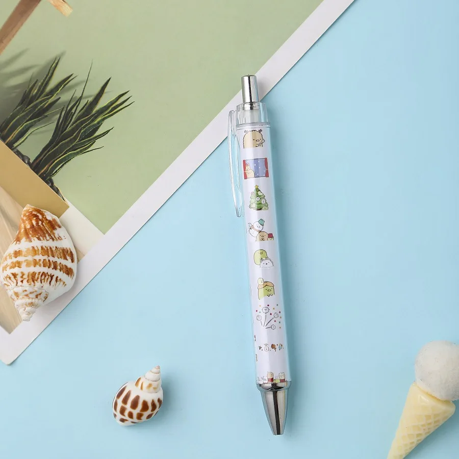1PC Ballpoint Pen Fashion Creative Press Pen For Writing Stationery Office School Pen Ballpen Black Ink